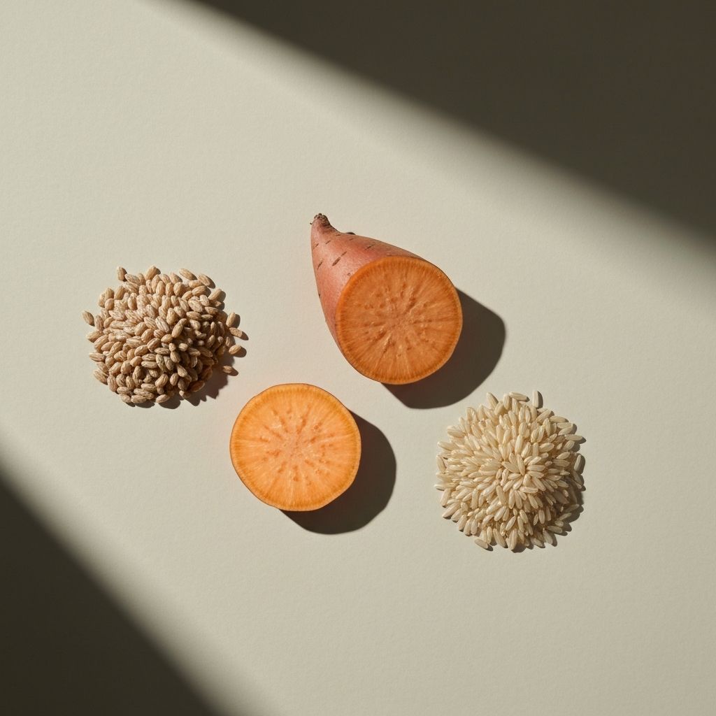 Varied carbohydrate sources selection